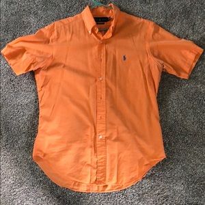 Ralph Lauren Bright Orange Button-Up (L)